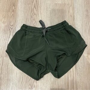 Lululemon Athletica Dark Green Women's Athletic Shorts